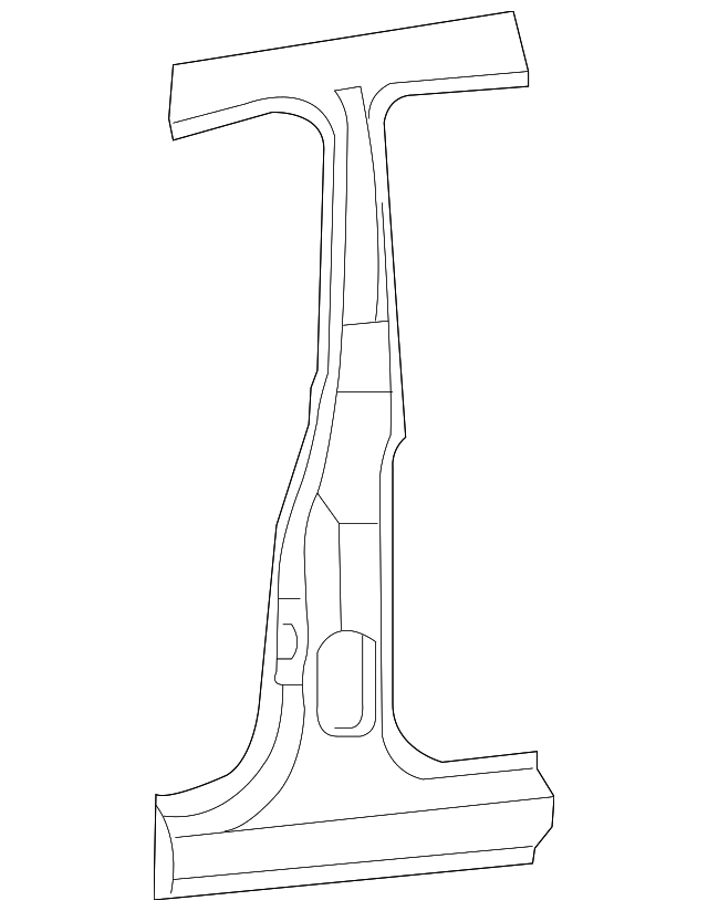 5003767AF Деталь CENTER PILLAR, LEFT