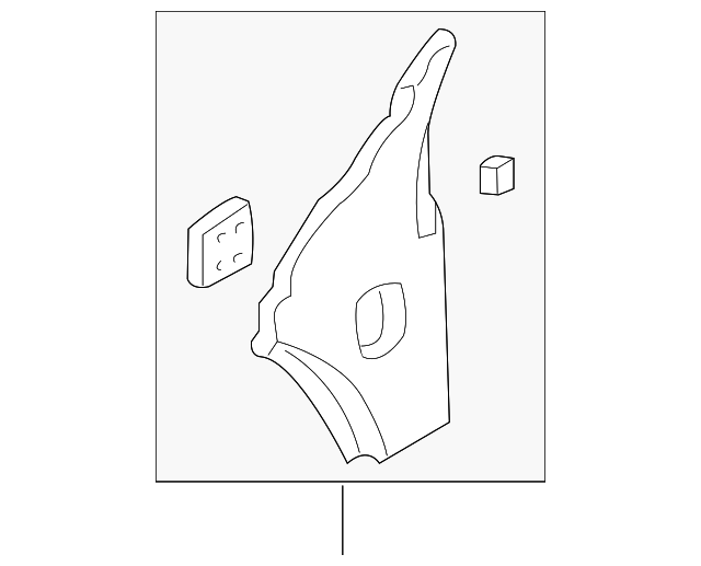 4580421AC Деталь COWL SIDE PANEL, LEFT