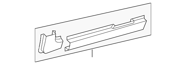 4580399AG Деталь ROCKER PANEL, LEFT