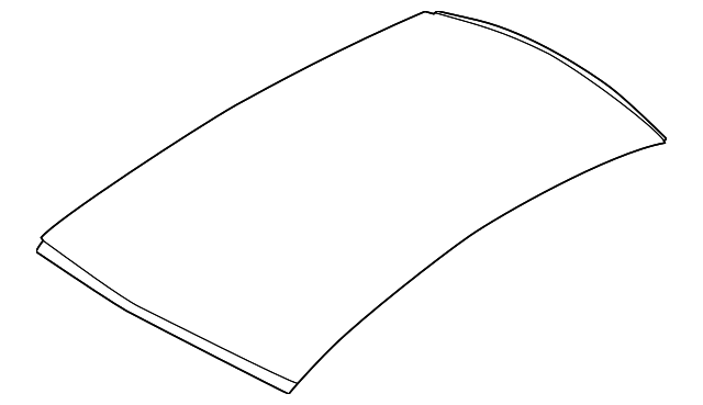 8K5-817-017 Деталь ROOF PANEL