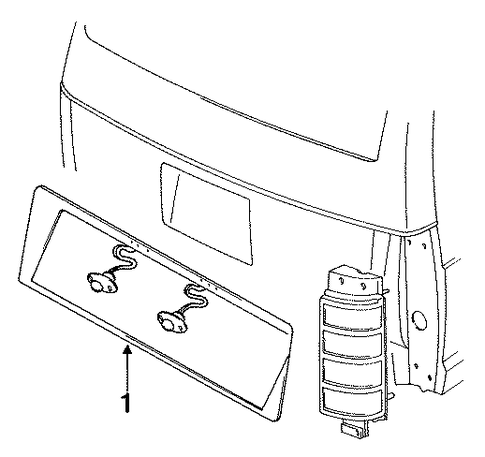 Grand Caravan LICENSE LAMPS