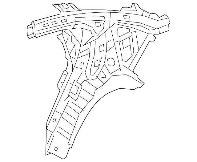 71601-3T171 Деталь INNER QTR PANEL, LEFT