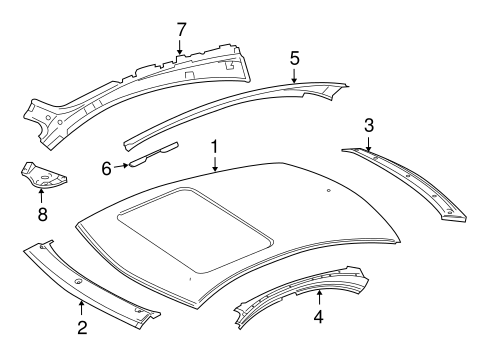 CL600 ROOF & COMPONENTS