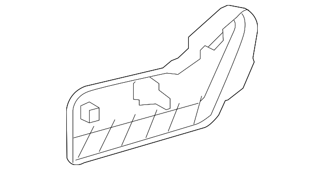 7B0-881-318-B-DE5 Деталь SIDE SHIELD, RIGHT