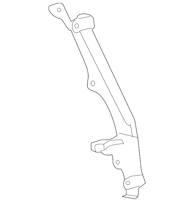 86212-60121 BRACKET, LEFT
