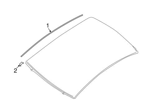 Sentra EXTERIOR TRIM - ROOF