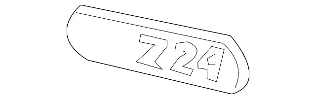 88892963 Деталь BODY SIDE MLDG, LEFT