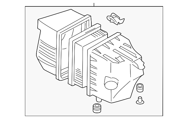 6L8Z-9600-CA Деталь AIR CLEANER ASSY