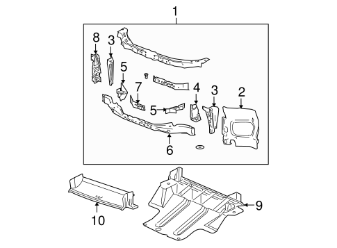 Colorado RADIATOR SUPPORT