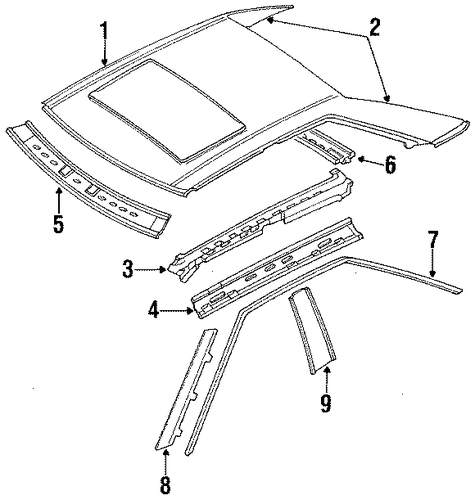 Coupe Quattro ROOF & COMPONENTS