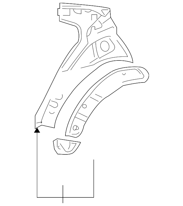 5301C515 Деталь INNER PANEL, LEFT