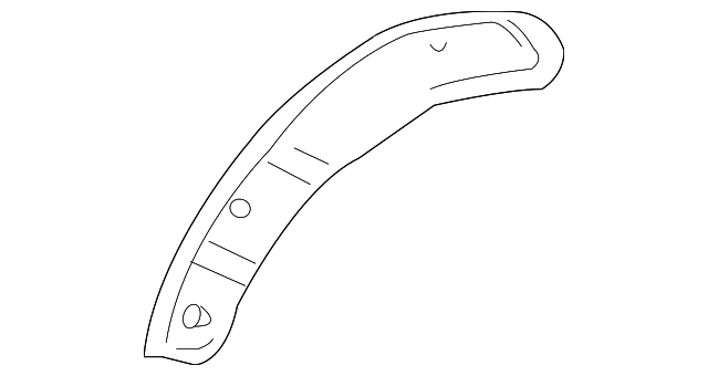 5301C520 Деталь OUTER WHEELHOUSE, RIGHT