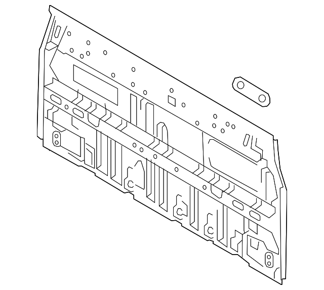64101-04260 Деталь BACK PANEL