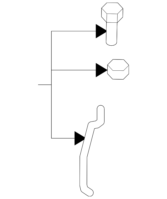 96463684 Деталь LOCK ROD, LEFT