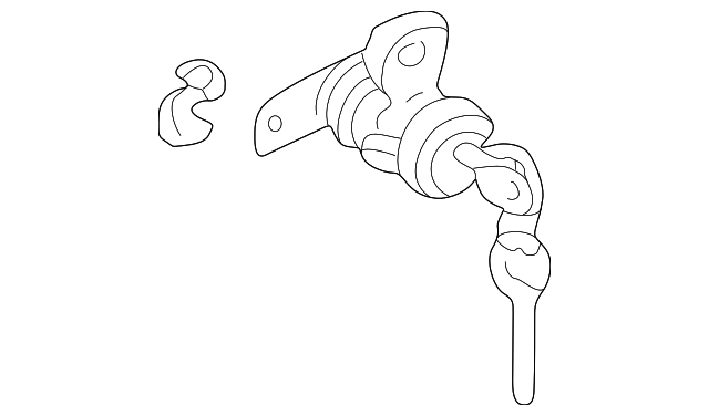 57460FE090 Деталь CYL & KEYS, LEFT
