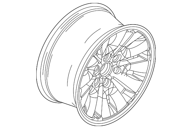 CL3Z-1007-B WHEEL, ALLOY