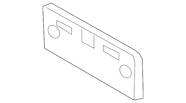 96210EH100 LICENSE BRACKET