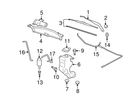 XL-7 WIPER & WASHER COMPONENTS