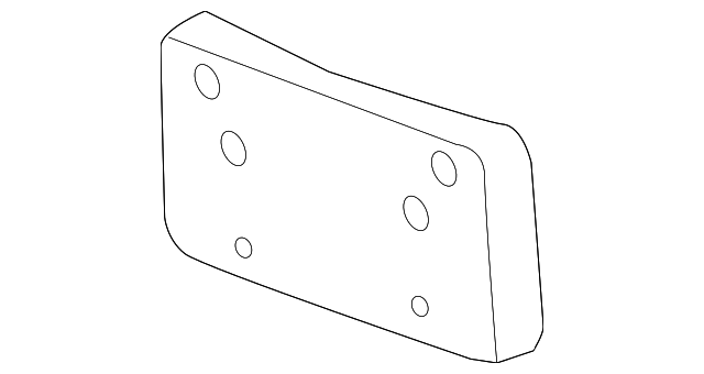 22907783 Деталь LICENSE BRACKET