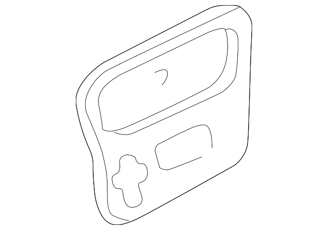 93228609 Деталь HANDLE BEZEL, LEFT