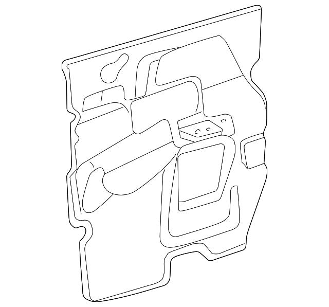 93326058 Деталь WATER DEFLECTOR, LEFT