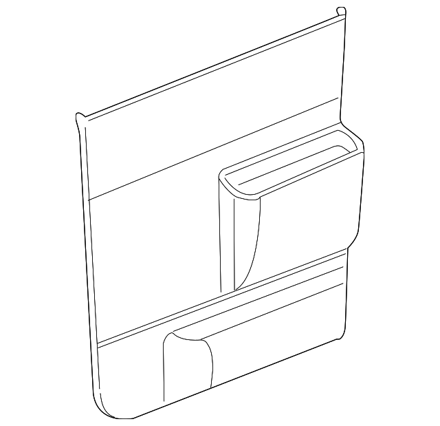 15761438 Деталь TRIM PANEL, LEFT
