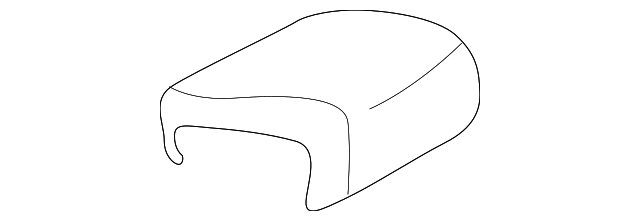 MR606843 Деталь TRACK END COVER