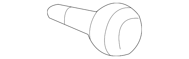 30022588 Деталь KICK PANEL TRIM CLIP, LEFT