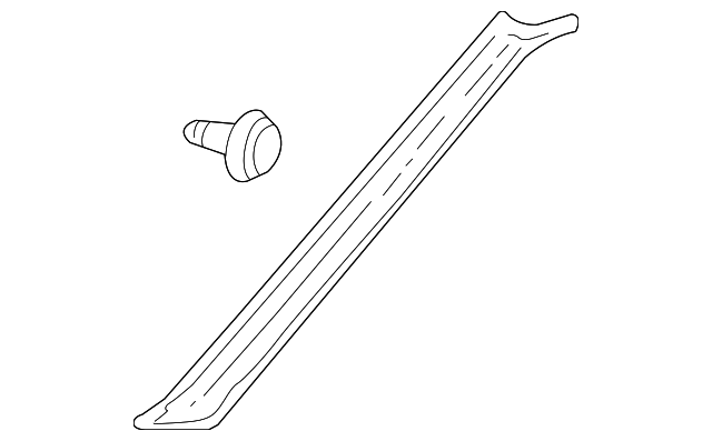 30026526 Деталь WINDSHIELD PILLAR TRIM, RIGHT