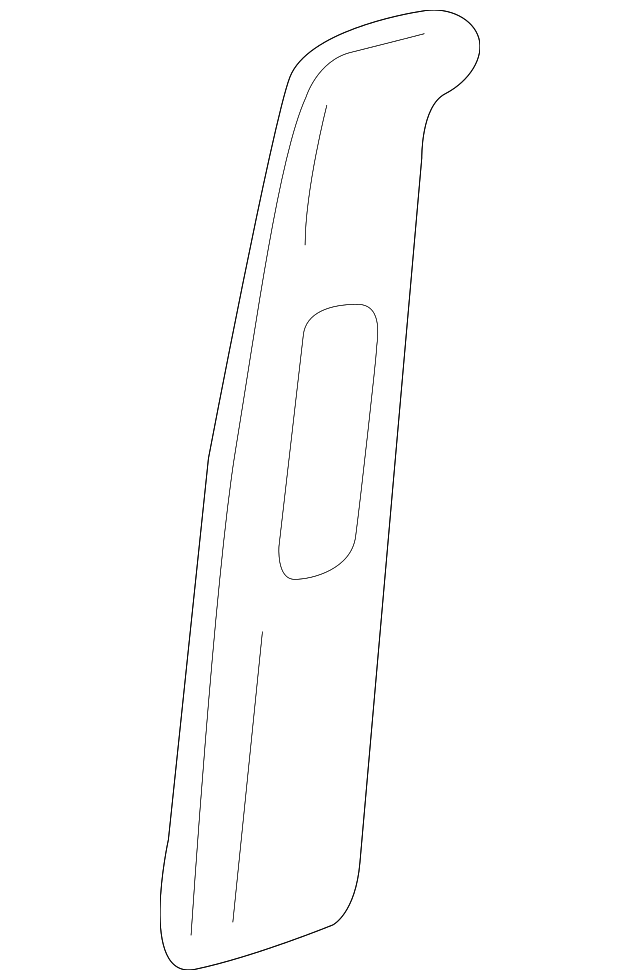 30021654 Деталь CENTER PLR TRIM, RIGHT