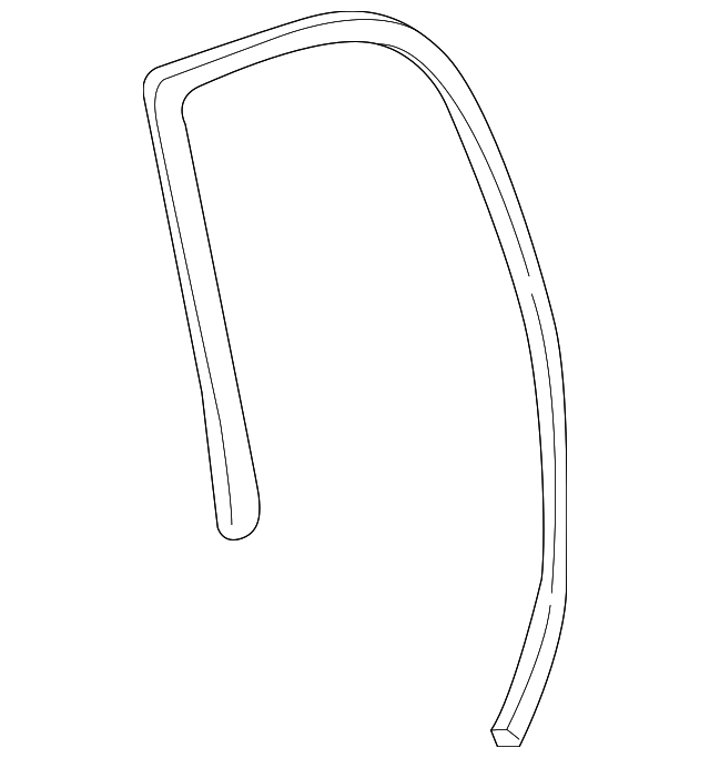 30021328 Деталь OPENING TRIM, RIGHT