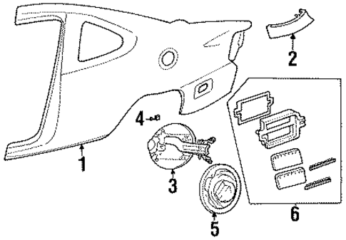 Escort QUARTER PANEL & COMPONENTS