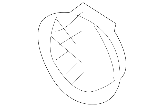 57731KG082 Деталь HOLE COVER, LEFT