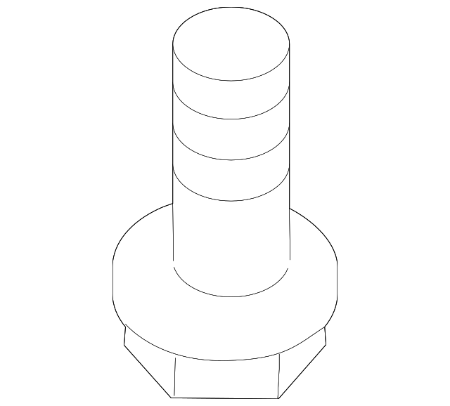 SU003-02824 Деталь SUPPORT BRACE SCREW, LEFT