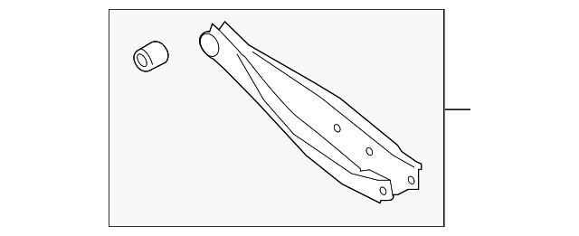 SU003-04490 Деталь LOWER CNTRL ARM, RIGHT