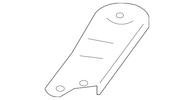 SU003-00350 Деталь SUPPORT BRACE, RIGHT