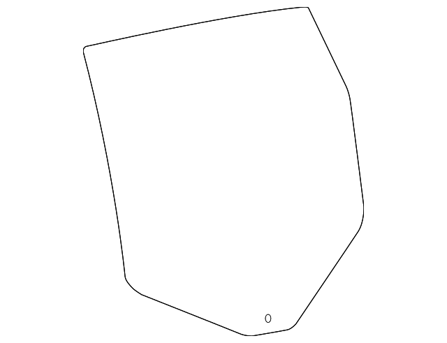 68104620AC Деталь DOOR GLASS, RIGHT