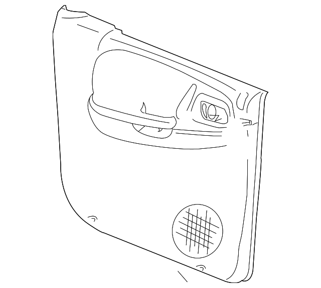 5GV36WL5AB Деталь DOOR TRIM PANEL, RIGHT