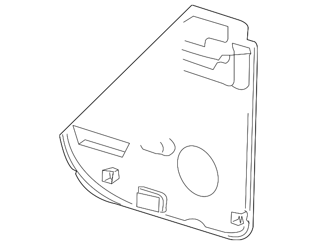 55257221AC Деталь WATER SHIELD, LEFT