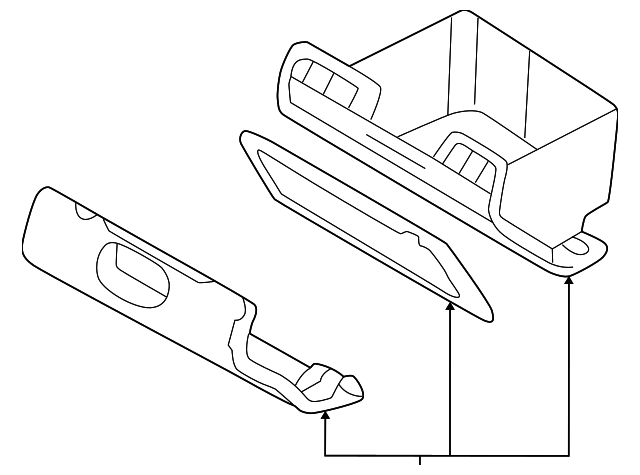 5DX161K9 Деталь GLOVE BOX ASSY