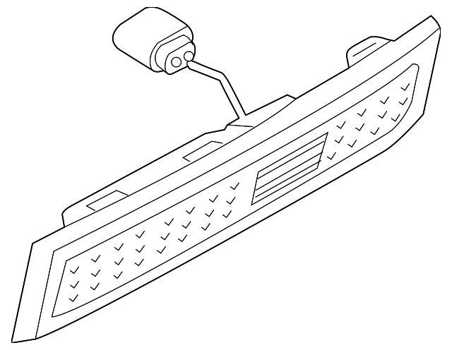 3D0-945-071-A Деталь SIDE MARKER LAMP, LEFT