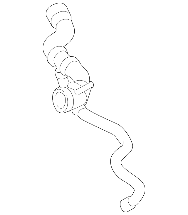 17-12-7-591-087 LOWER HOSE