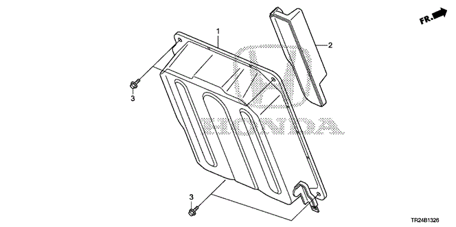 ELECTRICAL / EXHAUST / HEATER / FUEL/IMA IIU COVER for 2012 Honda CIVIC HYBRID #1