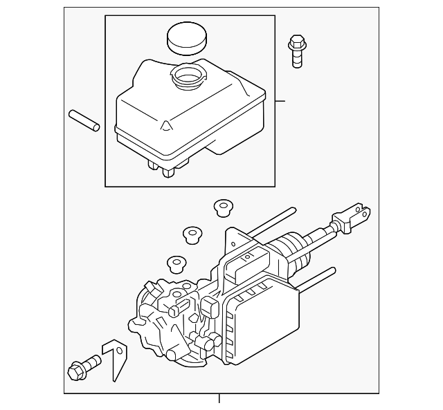 460101V81B Деталь MASTER CYLINDER