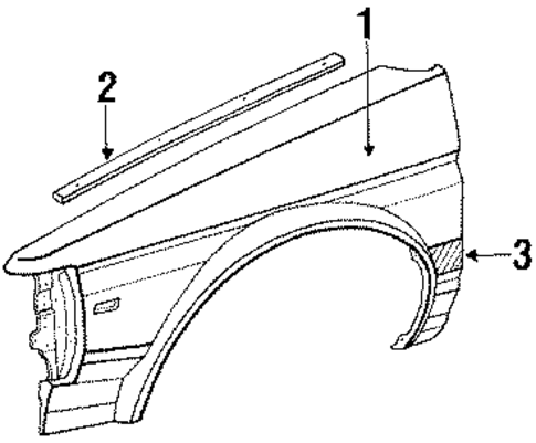 Tercel FENDER & COMPONENTS