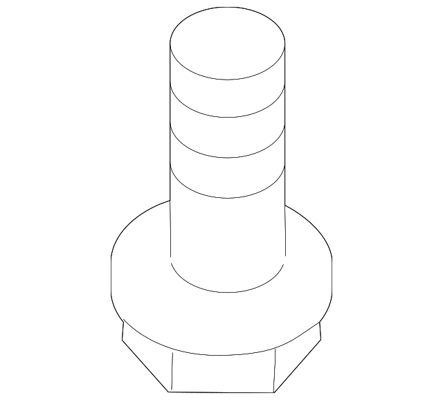 91673-L1028 SUPPORT BRACE BOLT, RIGHT