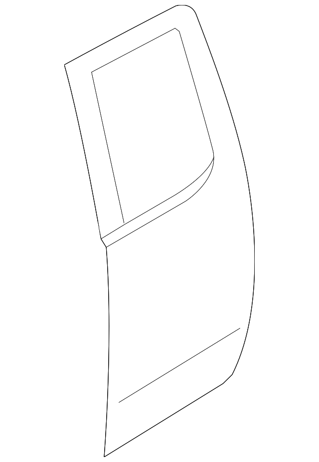 6871282Z00 Деталь OUTER PANEL, LEFT