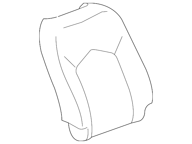 22897129 Деталь SEAT BACK COVER