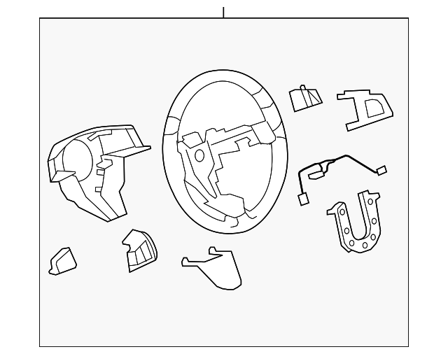 25960211 Деталь STEERING WHEEL