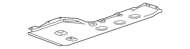 23497848 Деталь UNDERBODY SHIELD, LEFT
